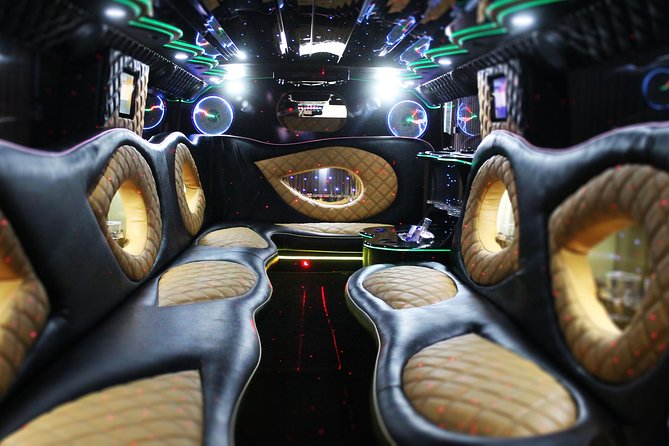 1 Hour Prague Party Hummer Limousine Ride - Inside the private Hummer limousine