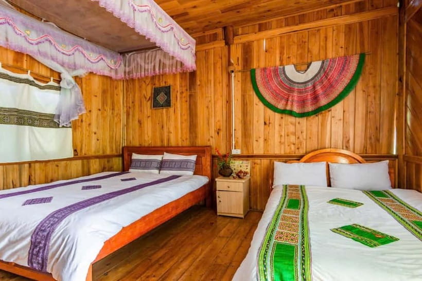 2-Day Sa Pa Ethnic Homestay Tour & Trek with Limousine Bus - Ta Van village and the overnight homestay