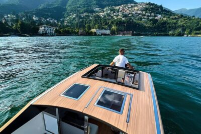 7-11 Guests Luxury Limousine Boat Private Tour of Lake Como