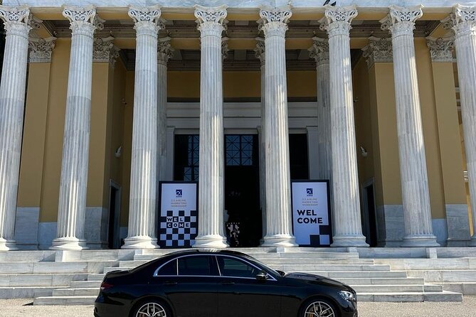 Athens Guided Tour with Electric Limousine - Olympian Zeus and the scale of Roman Athens