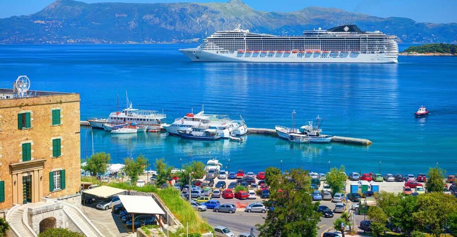 Corfu cruise port : Private customized tour with limo van - Paleokastritsa and its hillside monastery