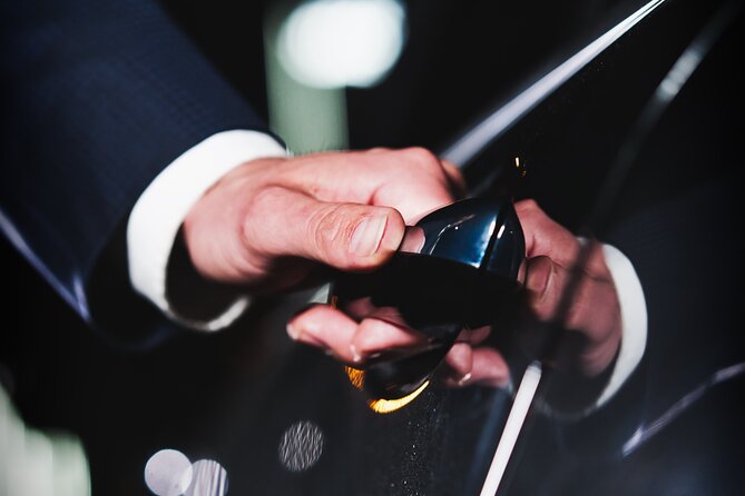 Cracow to airport transfer by Luxurious VIP limo - The airport meeting point at Kraków-Balice