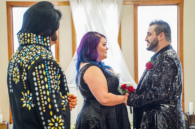 Elvis Wedding at The Little Vegas Chapel including Limousine Transportation - Meeting Elvis at The Little Vegas Chapel