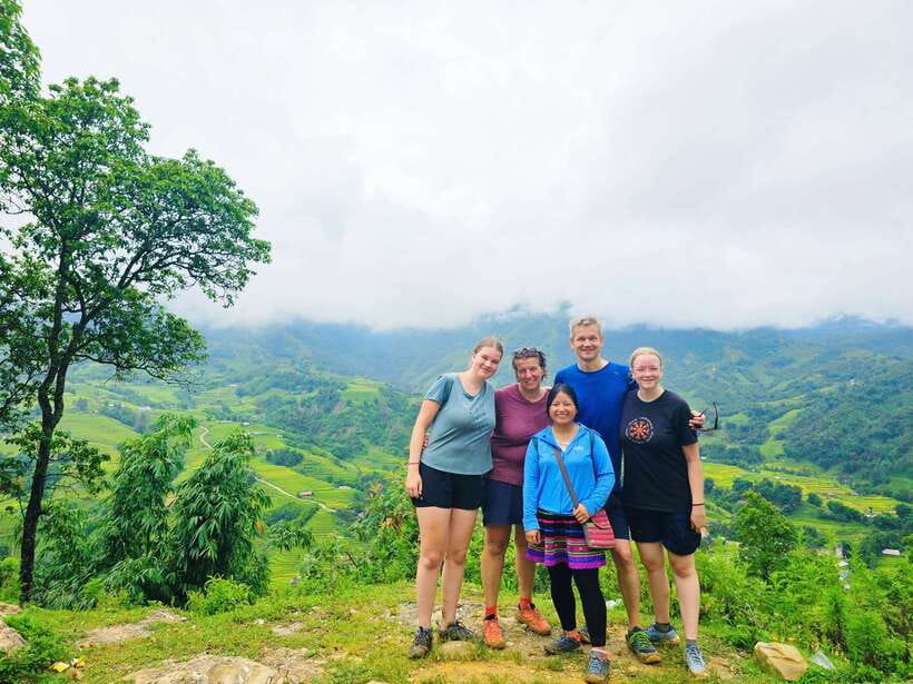 From Hanoi: 2-Day Sapa Trek Tour - Luxury Limousine Transfer - Day one: lunch, Cat Cat, and a waterfall below Fansipan