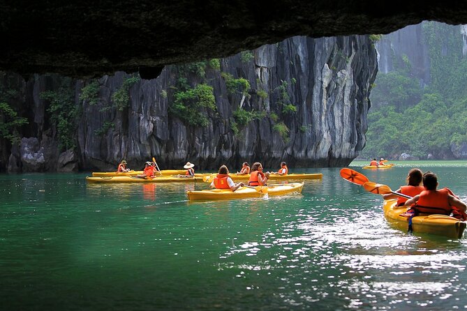Full Day Halong Bay Luxury Limousine Bus & Buffet Lunch - Reaching Tuan Chau Port and the first views of the bay