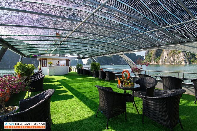 HaLong Bay 1Day 6hrs cruising - Alova Premium Cruise - Limousine - Surprising Cave and the Bo Hon archipelago