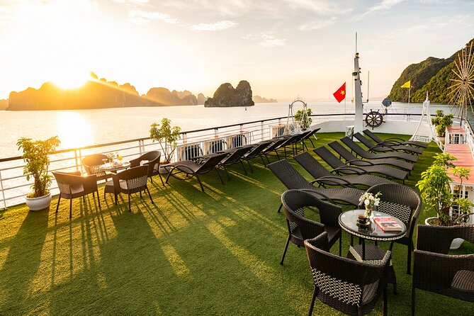 Halong bay 5star Cruise Day Trip: Buffet lunch & Limousine bus - Boarding at Tuan Chau and paying the extra fee