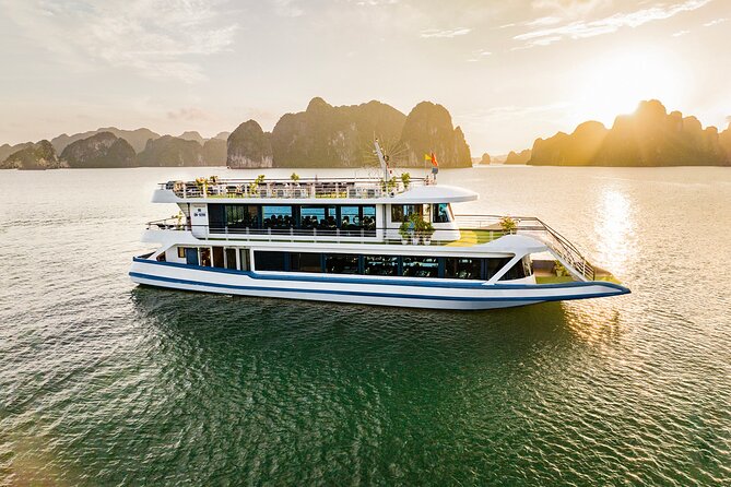 Halong Bay Luxury Cruise Day Trip: Buffet lunch & Limousine bus - Boarding at Tuan Chau Marina around noon