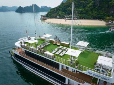 Hercules Ha Long Bay New Cruise From Hanoi With Limousine
