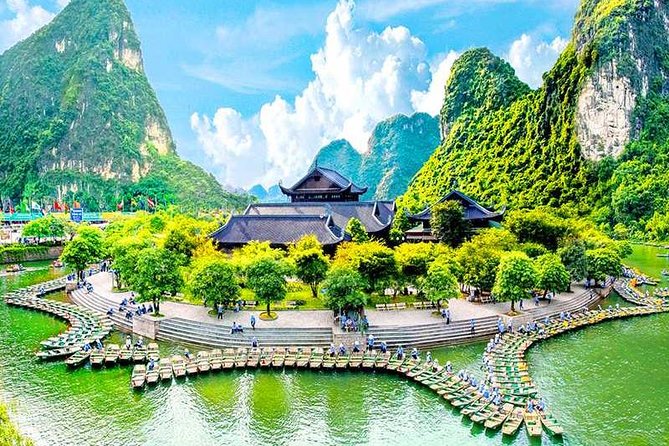 Hoa Lu - Trang An - Mua Cave- 1 Day Trip from Hanoi By Limousine and Small Group - Buffet lunch, cycling, and Vietnamese tea