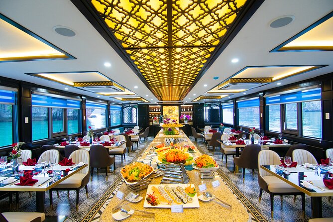 La Casta Cruise - Luxury Day Tour in Halong Bay (Expressway- Limousine) - Vietnamese Buffet Lunch: Good Variety, Seafood Focus