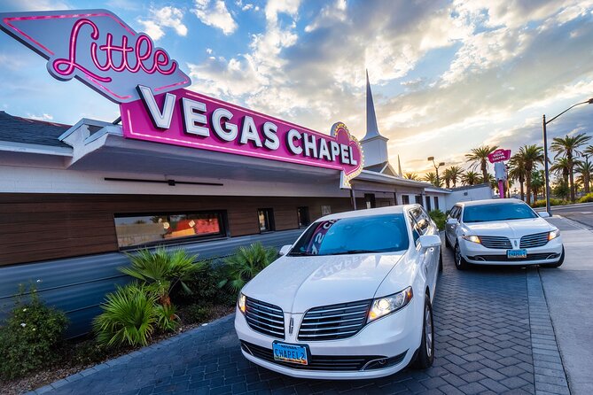 Las Vegas Wedding at The Little Vegas Chapel including Limousine Transportation - Inside the chapel ceremony