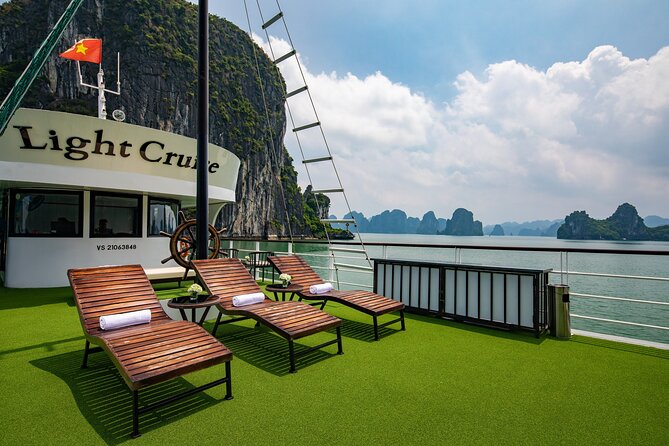 Light Cruise - Luxury Halong Day Cruise ( Limousine - Expressway - Small Group) - Sung Sot Cave, Halong Bay’s biggest cave visit