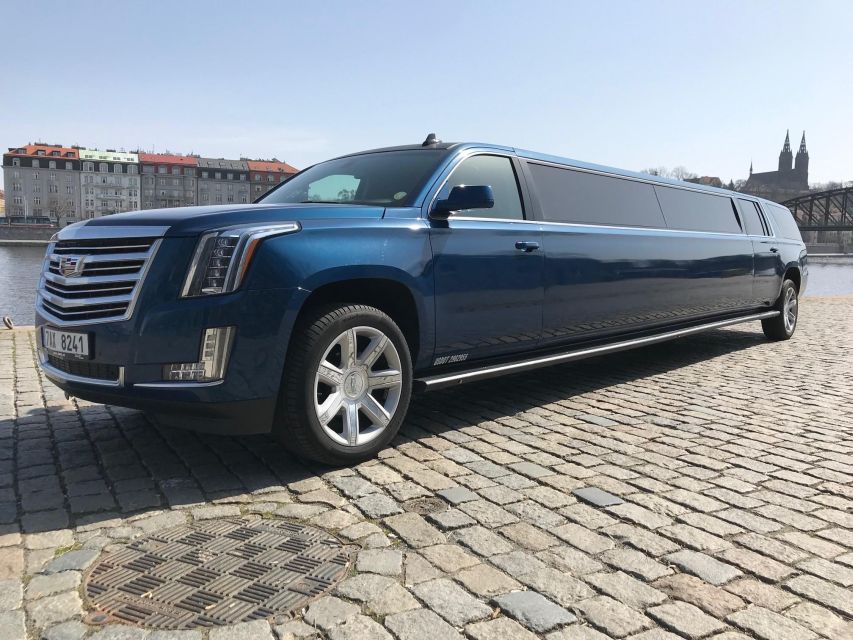 Long Hummer or Cadillac Limousine Party Ride - Starting at your Prague address