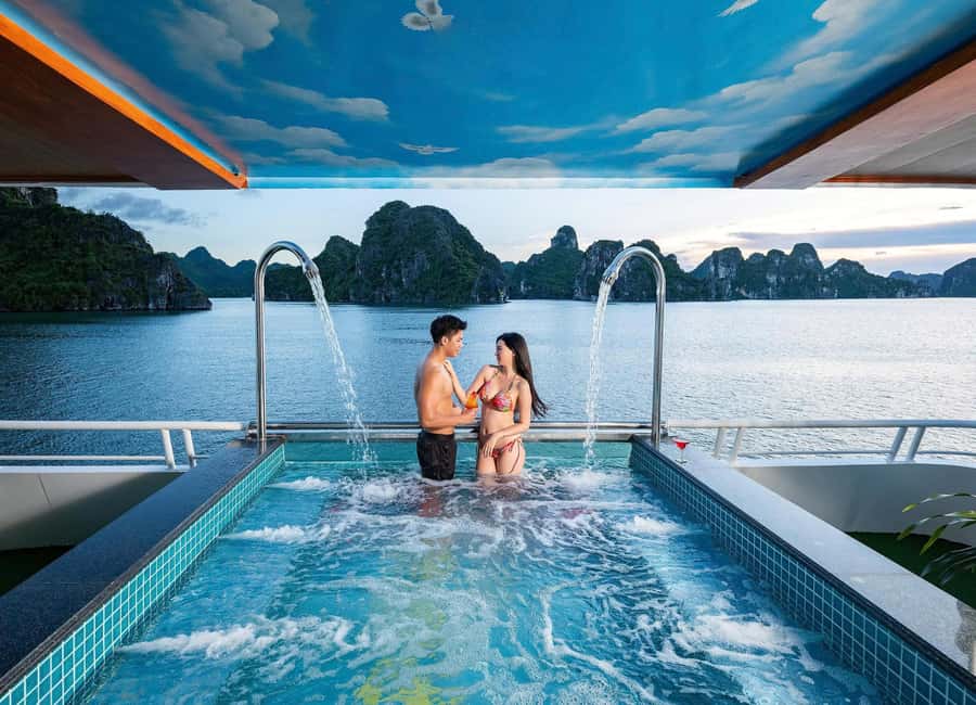Luxury 6-Star Azura Cruise Halong Bay, Free Hanoi Limousine - Key points to know before booking