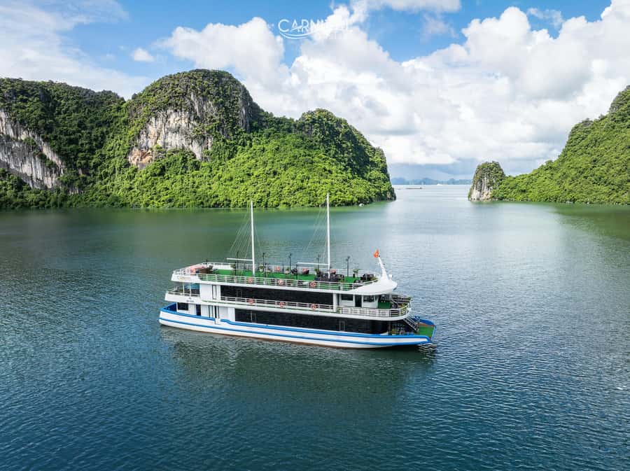 Luxury 6-Star Azura Cruise Halong Bay, Free Hanoi Limousine - Sunrise Tai Chi and Dark and Bright Cave