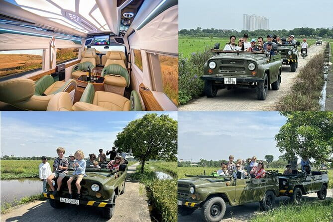 Ninh Binh Army Jeep see Highlight Start From Hanoi By Limousine - Key points at a glance
