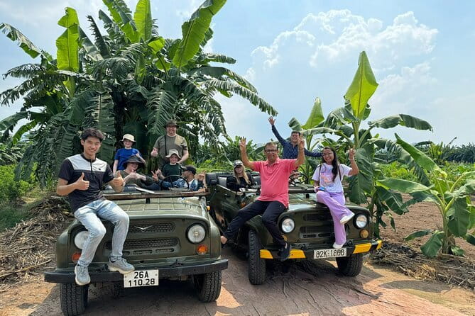 Ninh Binh Army Jeep see Highlight Start From Hanoi By Limousine - Coi Khue and Ninh Hai village roads