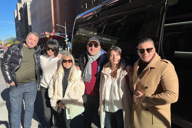 NYC Christmas Lights Tour by Limousine, SUV Or VAN. Dyker Heights - Rockefeller Center, Saks, and Hudson Yards from the vehicle