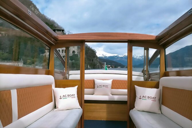 Private Boat Tour on Lake Como with Venetian Limousine - Grand hotels, public gardens, and film locations