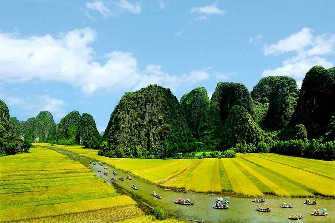 Top Highlights Ninh Binh Full Day Tours from Hanoi By Limousine - Tam Coc: rice fields, caves, and a shorter ride