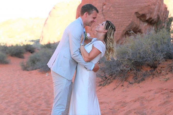 Valley of Fire Wedding by Private Limousine - Price, gratuities, and what the package really buys